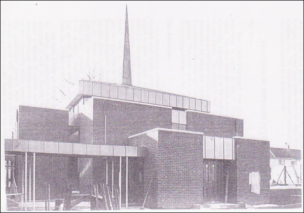 The Church in course of Erection.